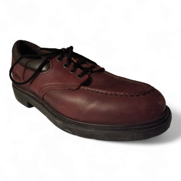 Vintage RED WING Moc Toe Oxford Shoes Super Sole 105 Size 9.5 - Picture 3 of 6